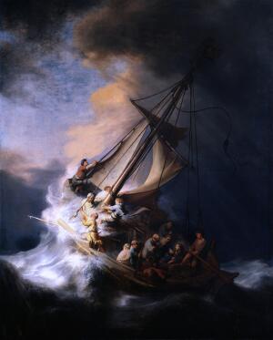 The Storm on the Sea of Galilee by Rembrandt van Rijn